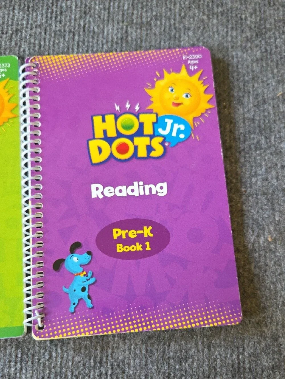 Hot Dots Kids Learning Workbooks - Green Math & Reading Set
